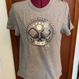 dip Heather Gray Pickleball Club Short Sleeve Tee